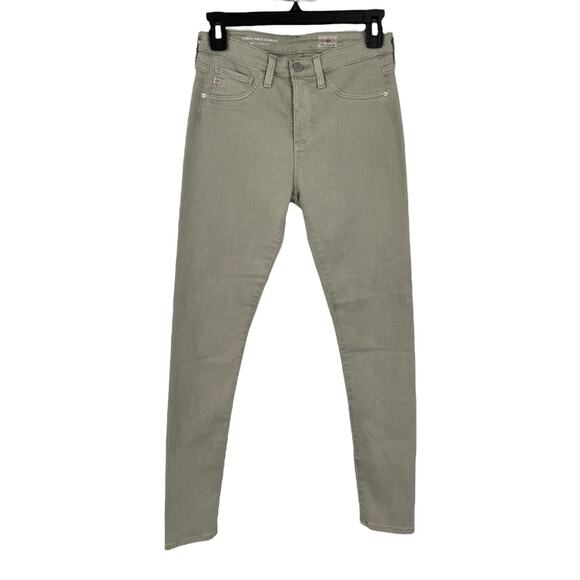 AG Adriano Goldschmied jean Farrah ankle seamless light green size 25 - Picture 1 of 7